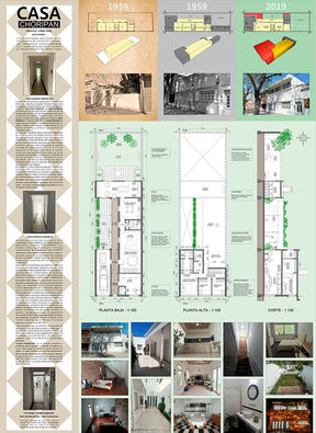 plano casa choripan - Jorge Scarpin Arquitecto